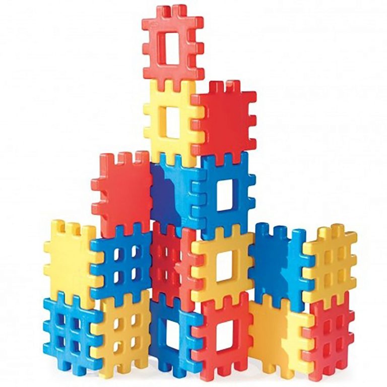 Big Waffle Blocks (3L) (36cmX5cmX36cm) Toys&Me
